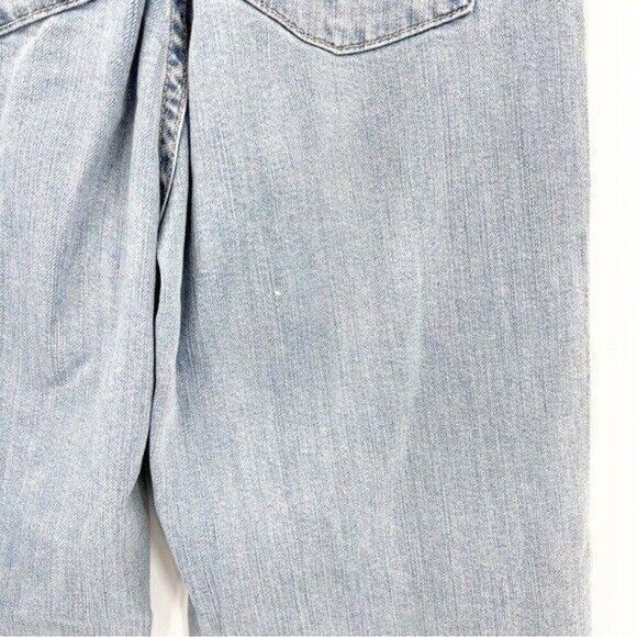 Pistola Silva High-Waisted Jeans 24 Barrel Leg Light Wash Trendy - Picture 6 of 10